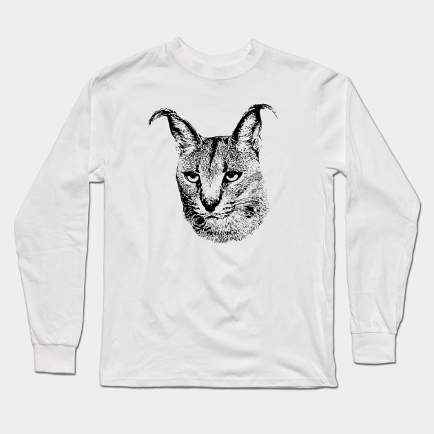 Caracal Long Sleeve T-Shirt by Guardi